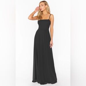 Show Me Your Mumu Black Lauren Gown size S
